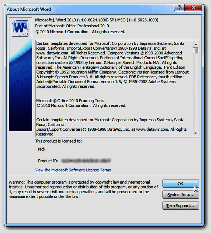 Microsoft word 2010 crack installer download