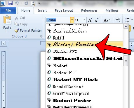 How To Install Fonts In Word